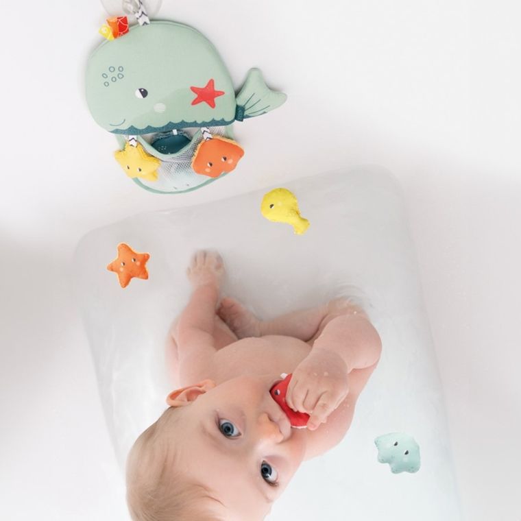 Fehn, Chlap i się baw, organizer z przyssawką na zabawki do kąpieli, wieloryb