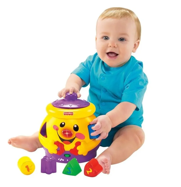 Fisher-Price, Garnuszek na klocuszek, zabawka edukacyjna