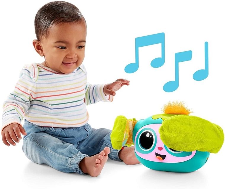 Fisher-Price, Interaktywny turlaczek Rovee, zabawka niemowlęca