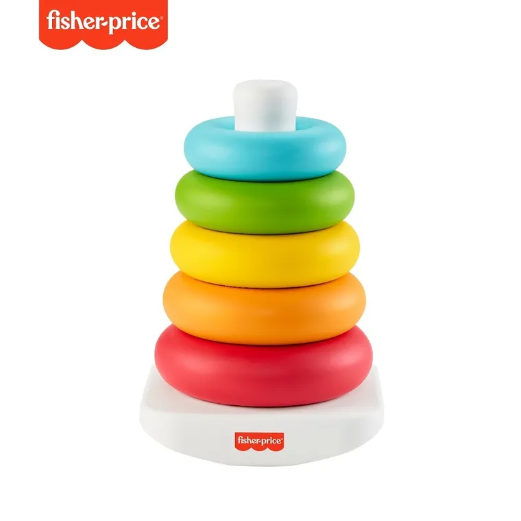 Fisher-Price, Piramidka z kółek, ekozabawka niemowlęca