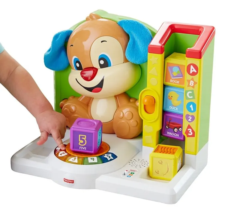 Fisher-Price, Ucz się i śmiej! Edukacyjna stacja Szczeniaczka - pierwsze słówka, zabawka interaktywna