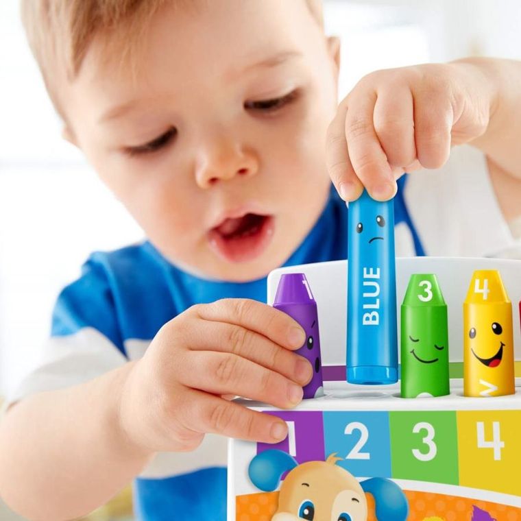 Fisher-Price, Uczące kredki „Kolorki-Humorki”, zabawka niemowlęca