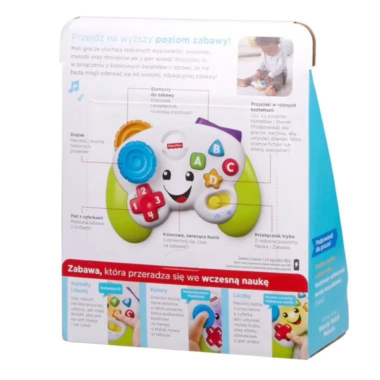 Fisher-Price, Wesoły Padzik Malucha, interaktywna zabawka edukacyjna