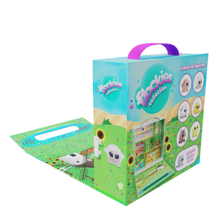 Flockies, walizka z unikatowym kotkiem Caroline