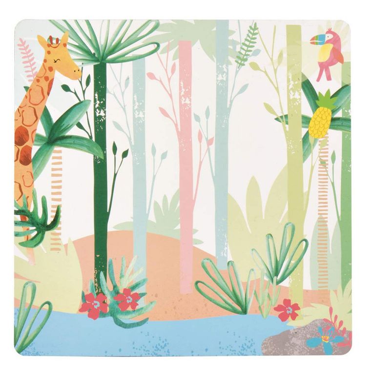 Floss & Rock, Dżungla, zestaw magnetycznych gier i zabaw 4w1