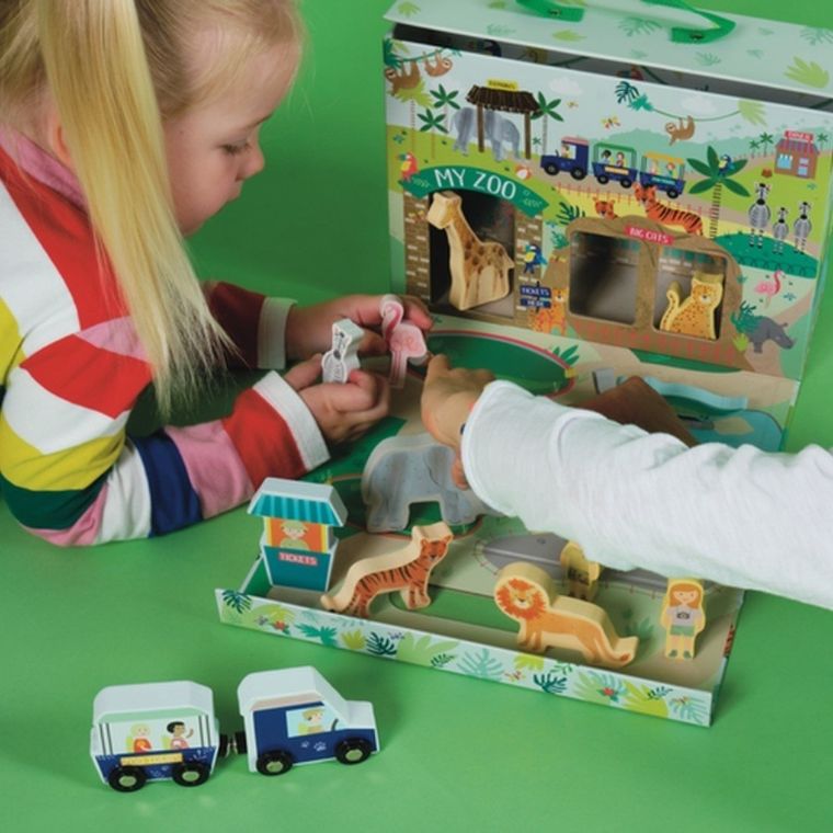 Floss & Rock, Dżungla, Zoo, zestaw 15 figurek