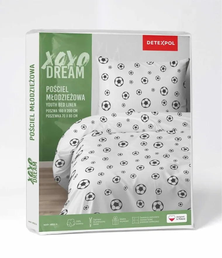 Football, 2-częściowy komplet pościeli, 140-200 cm