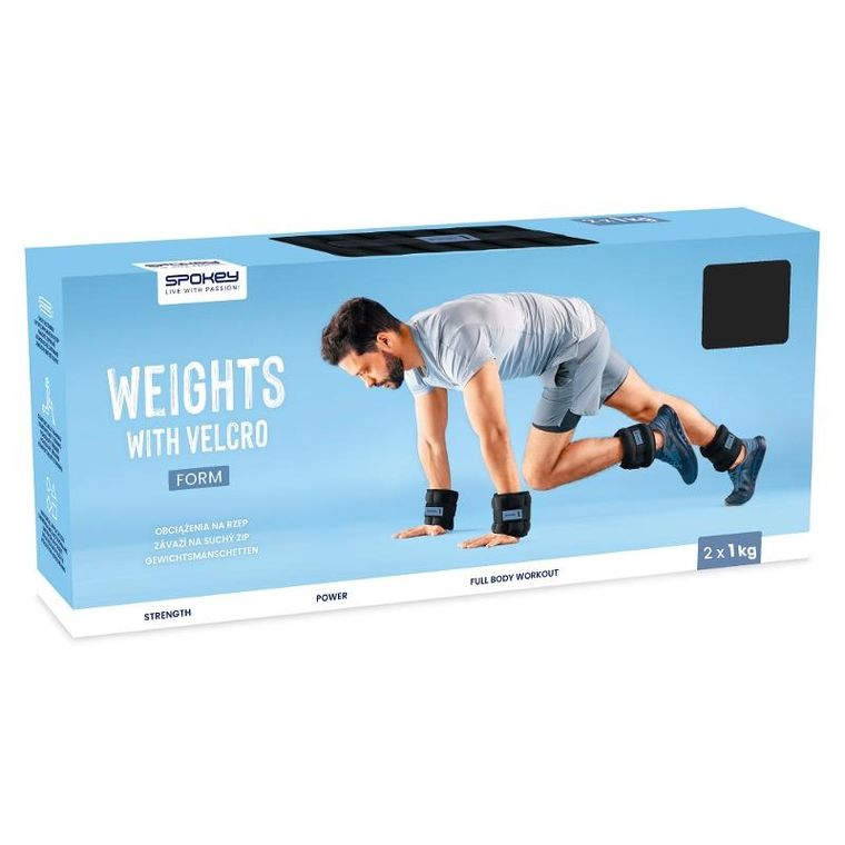 Form, obciążniki fitness na rzep, 1 kg