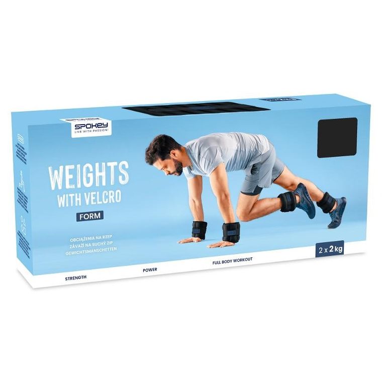Form, obciążniki fitness na rzep, 2 kg