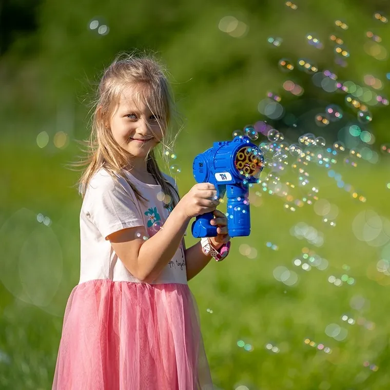 Fru Blu, Bańkowy Shooter, zestaw do robienia baniek mydlanych z płynem, 0,4l