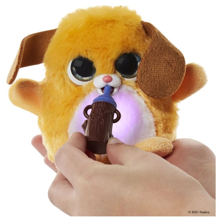 Furreal Friends, Fuzz A Lots, brązowy piesek ze świecącym serduszkiem, maskotka interaktywna