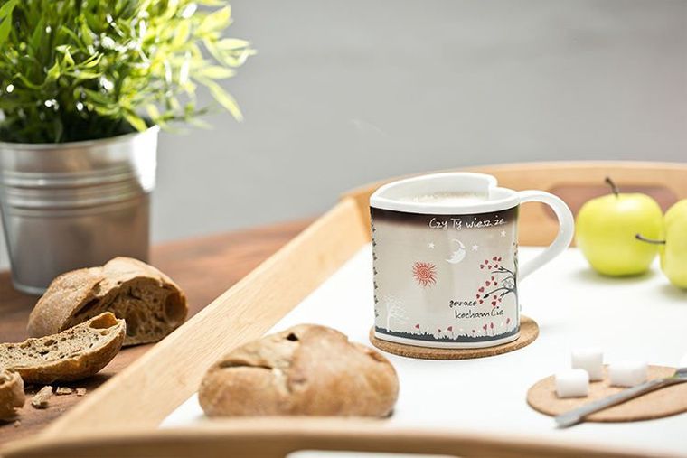 Gadget Master, kubek uczuciowy, Serce