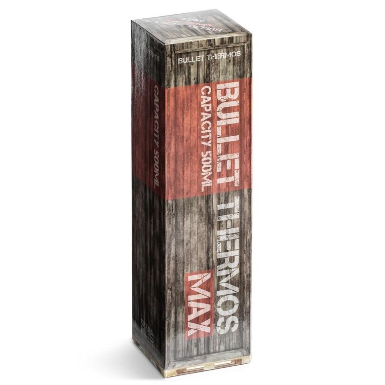 Gadget Master, termos, pocisk artyleryjski max, mosiądz, 500 ml