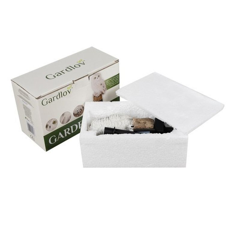 Gardlov, lampa ogrodowa solarna, sowa