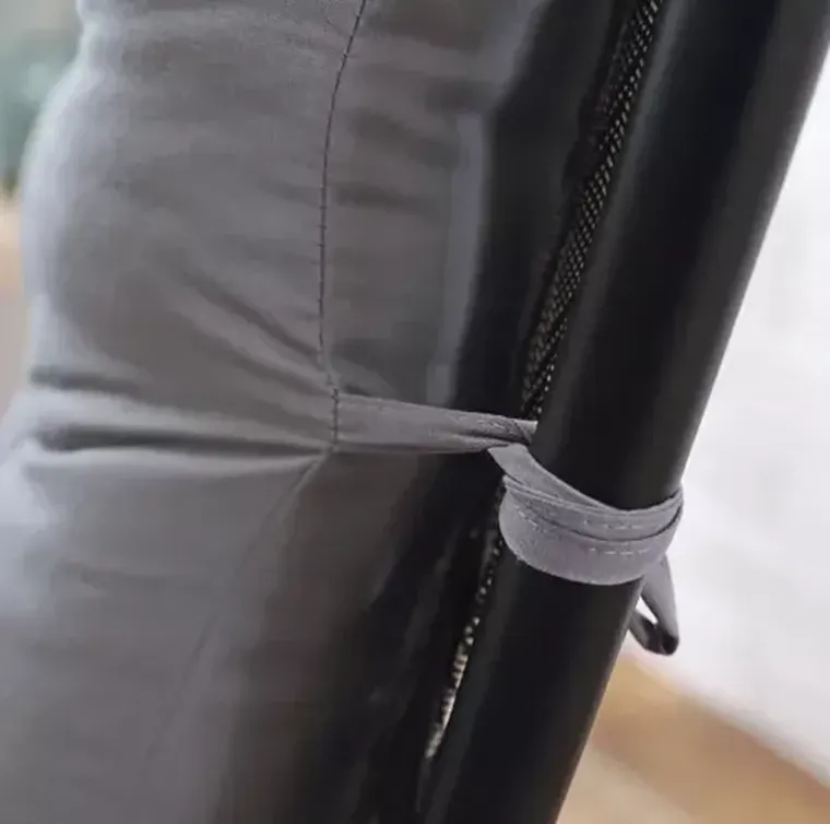 Gardlov, poduszka pikowana na leżak ogrodowy, szara