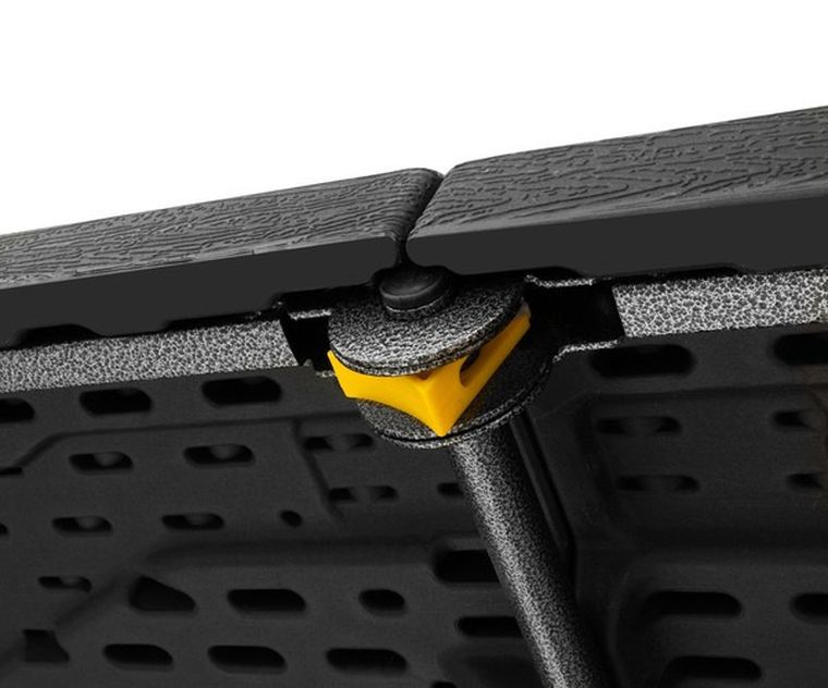 Gardlov, stół ogrodowy, składany, czarny, 180 cm