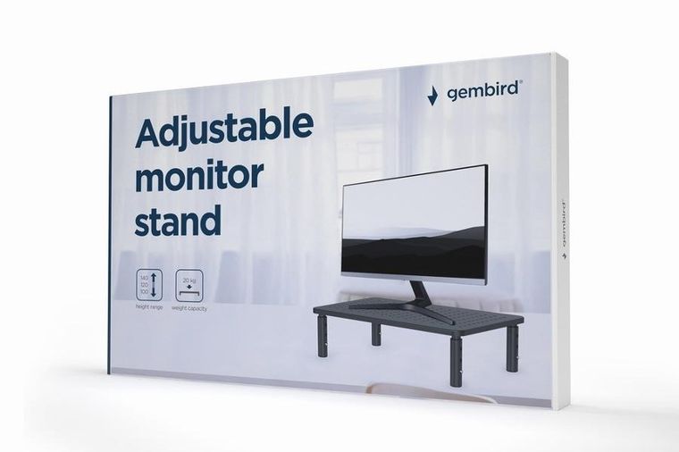 Gembird, stojak na monitor, regulowany