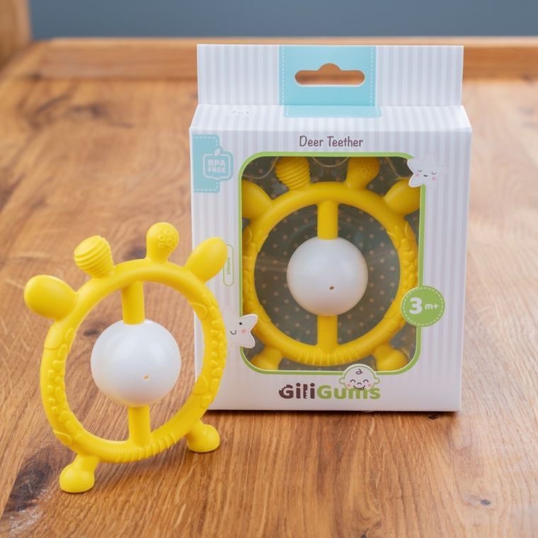 GiliGums, Jeleń, grzechotka, gryzak