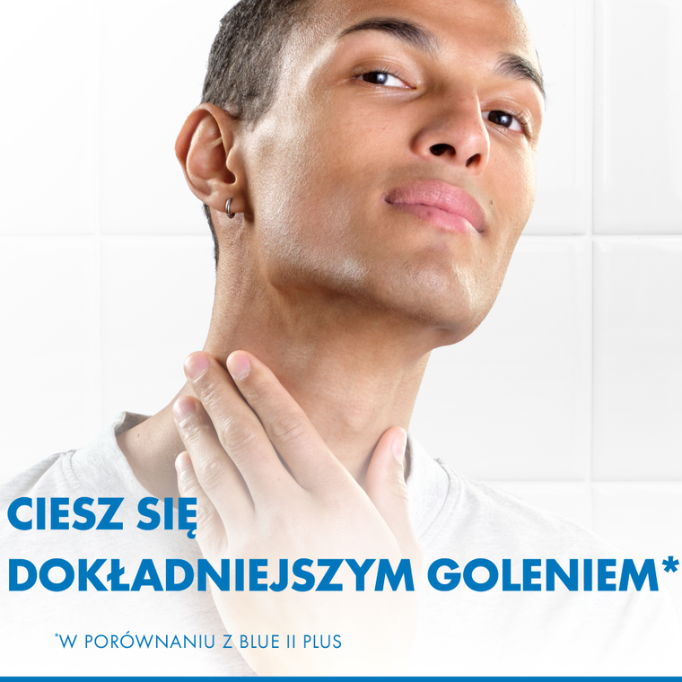 Gillette, Blue3 Football, jednorazowa maszynka do golenia dla mężczyzn, 6+2 szt.
