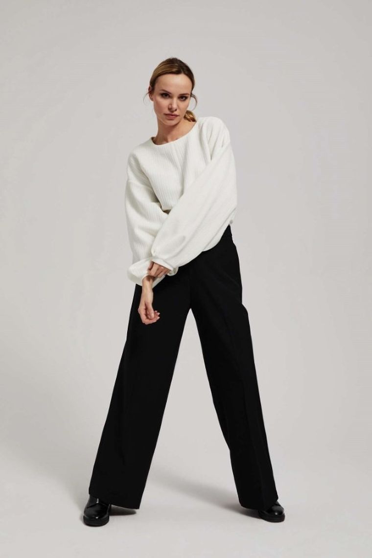 Golf damski, biały, Moodo