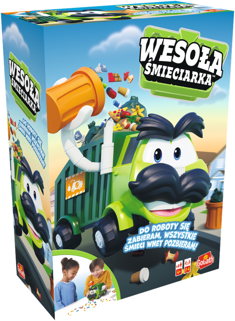 Goliath, Wesoła Śmieciarka, familijna gra zręcznościowa