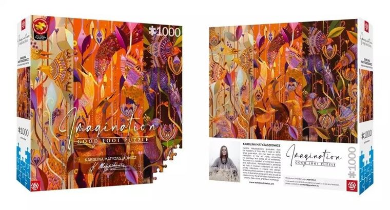 Good Loot, Imagination, Karolina Matyjaszkowicz, W Ptasim Gąszczu Tryptyk, puzzle, 1000 elementów