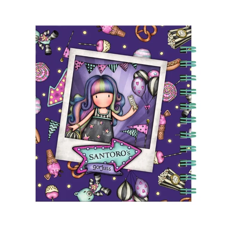 Gorjuss, Fairground, Up and away, notes do nauki słówek, 1 szt.