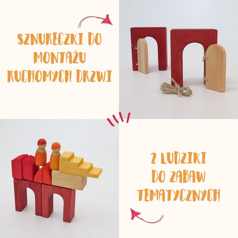 Grimms, Kolory pustyni, układanka drewniana w ramce