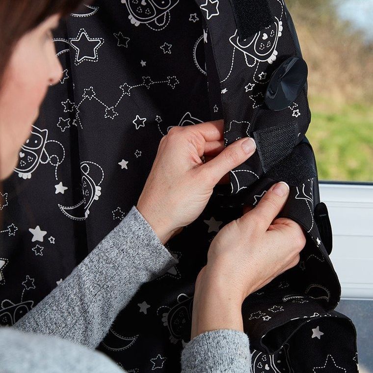 GRO Company, Gro Anywhere Blind Ollie the Owl, zasłona zaciemniająca, przenośna