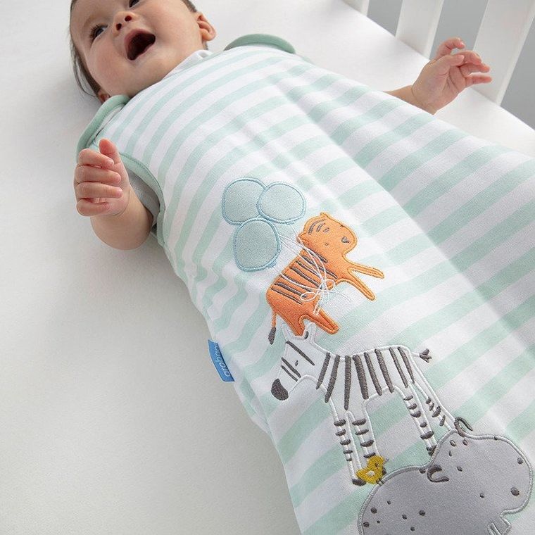 Gro Company, Grobag Jungle Stack, śpiworek, grubość 1 tog, 0-6m