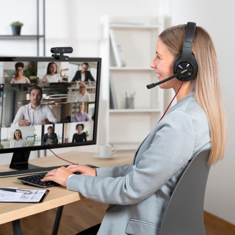 Hama, słuchawki komputerowe hs-usb400