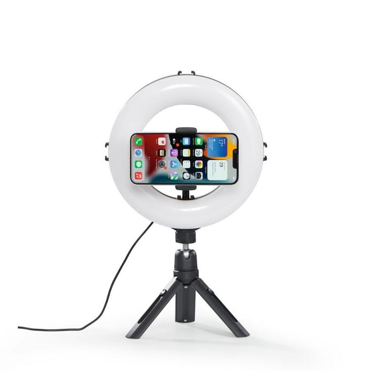 Hama, Spotlight Smart 80, lampa pierścieniowa z mini statywem