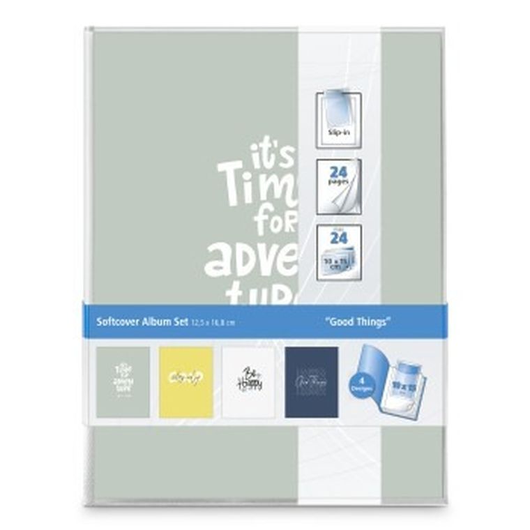 Hama, zestaw 4 albumów good things, 10-15/24 miękka okładka