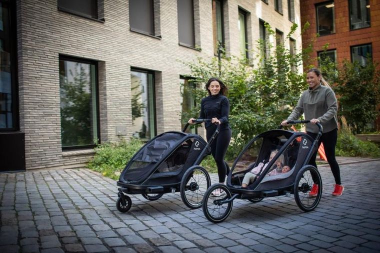 Hamax, Breeze One, przyczepka rowerowa, Black