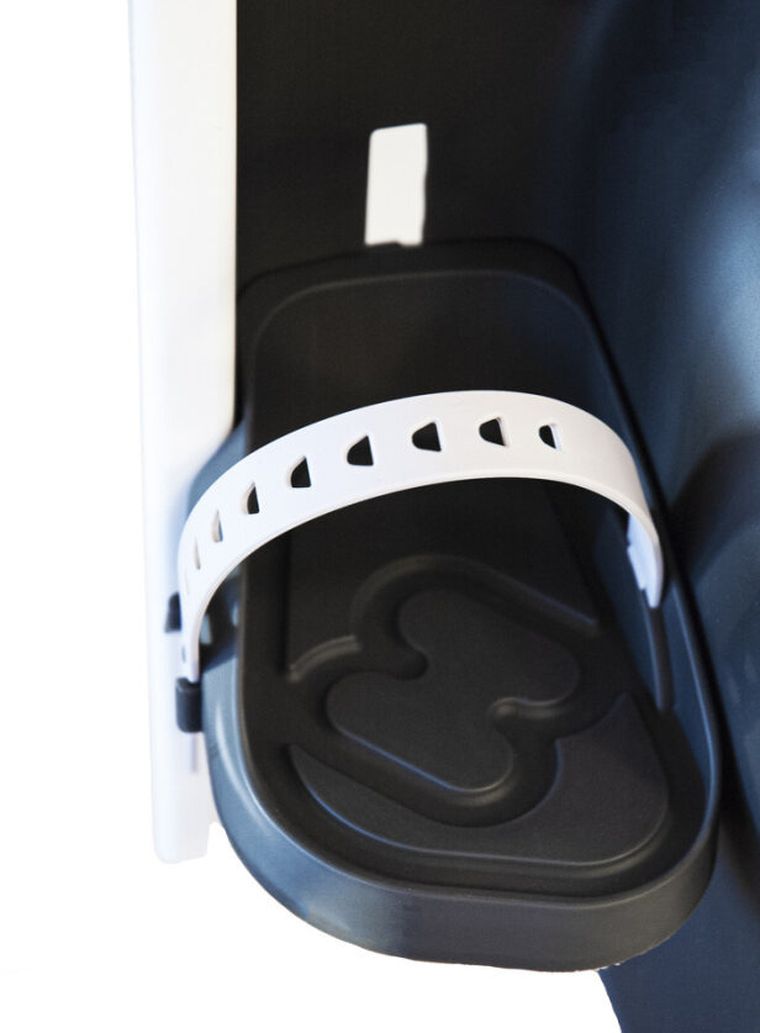 Hamax, Caress, fotelik rowerowy montowany na bagażniku, dark grey/red