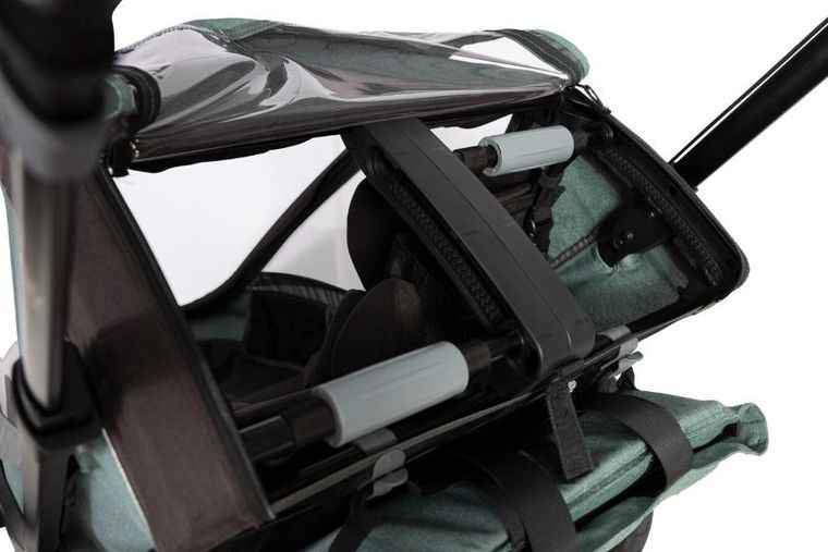 Hamax, Cocoon One, przyczepka rowerowa, Green/Black