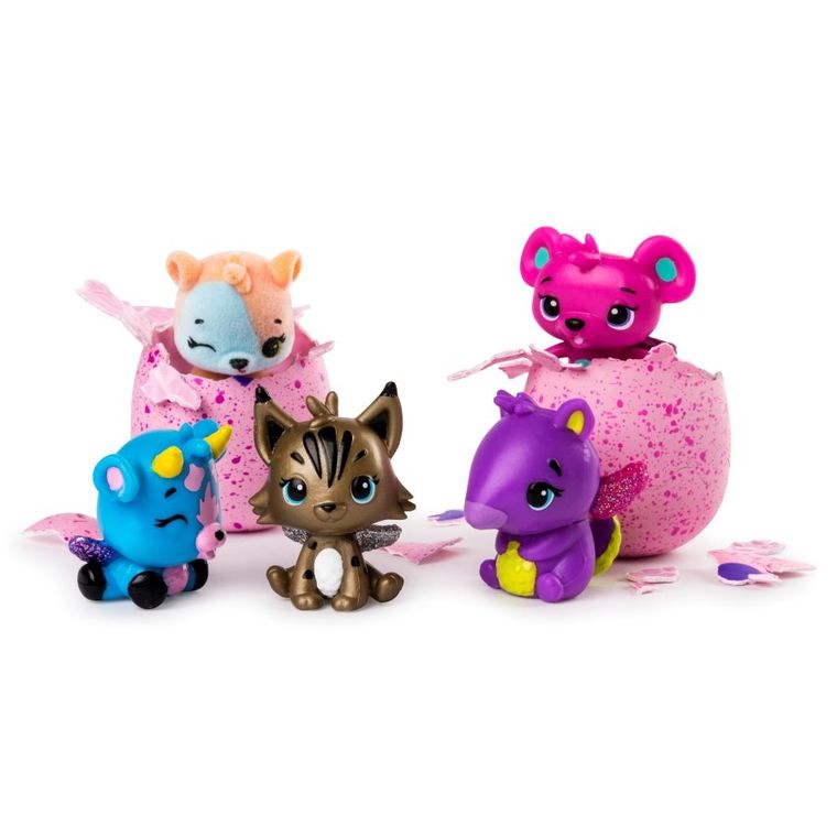 Hatchimals, 4 jajka z figurkami i niespodzianką