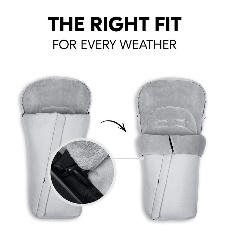 Hauck, śpiworek do wózka, Grey