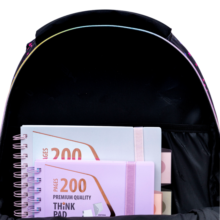 Head, Golden Effect, plecak szkolny, Rainbow Kitty