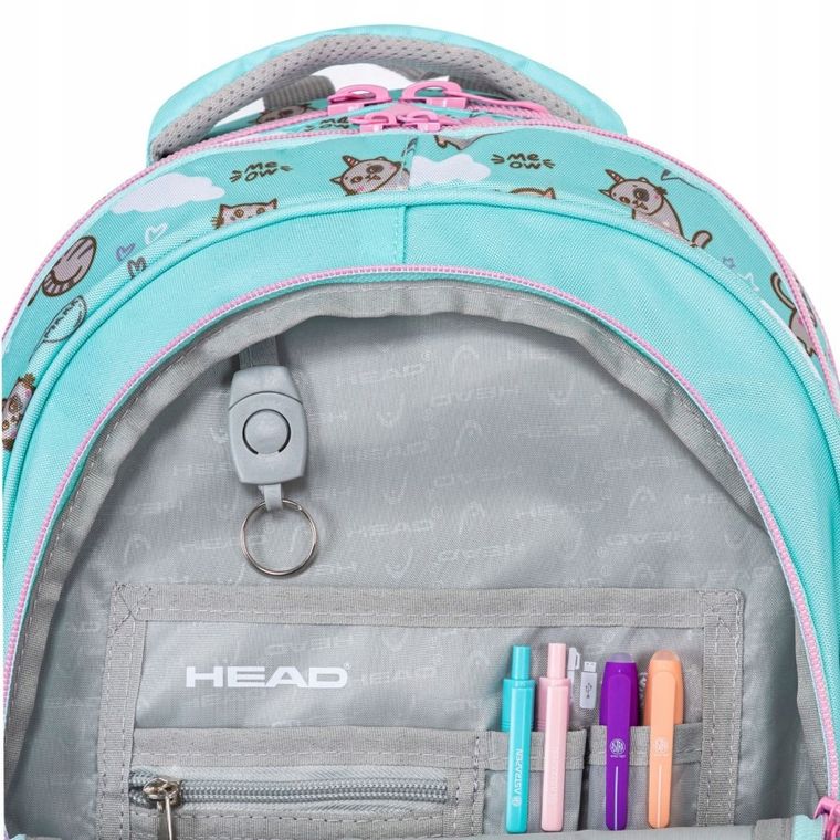 Head, plecak szkolny, 3-komorowy, Meow