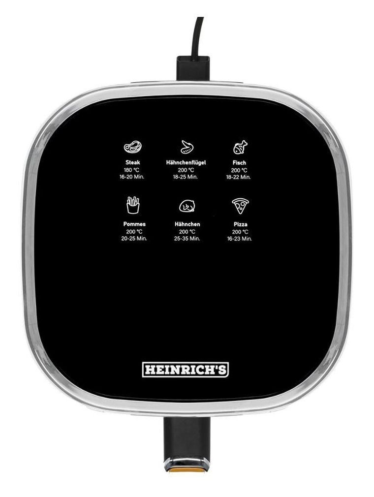 Heinrich's, frytkownica beztłuszczowa, żółta