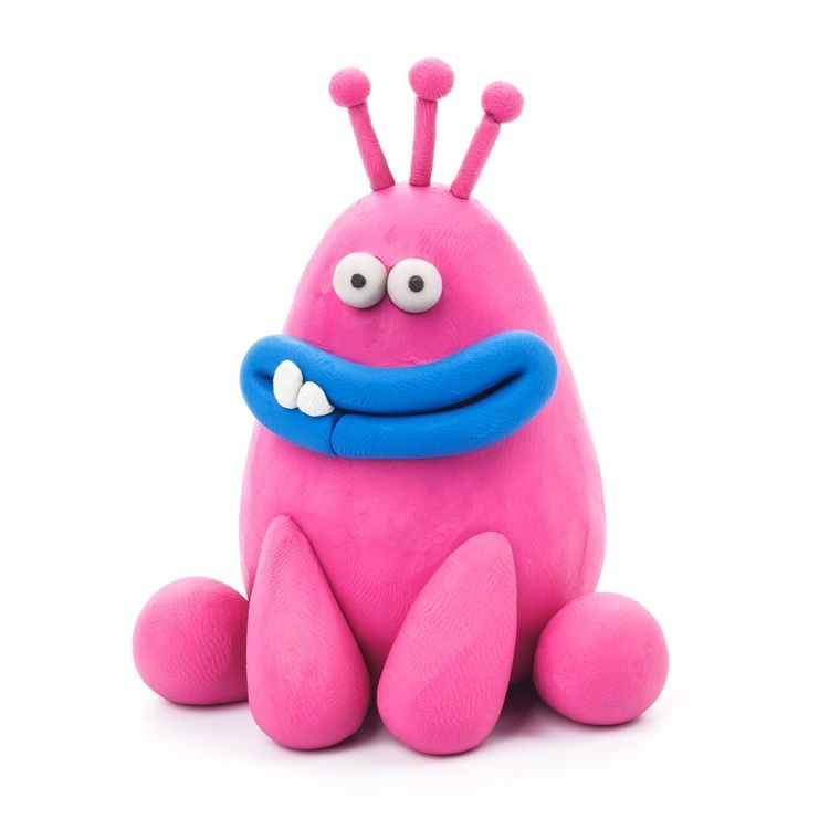 Hey Clay, Potwory, masa plastyczna, 18 szt.