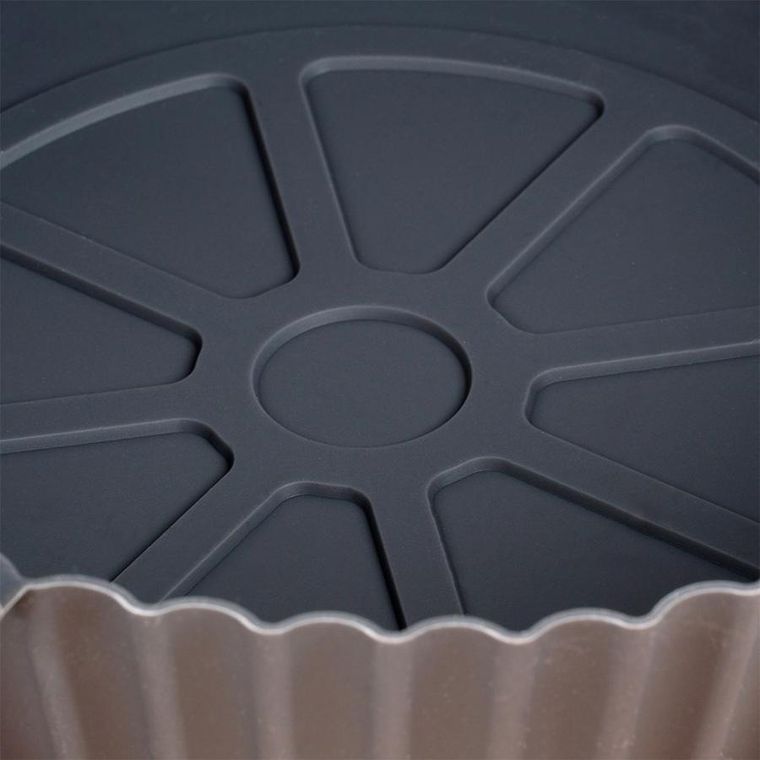 Hit, wkład do frytkownicy air fryer, silikonowy, szary, 20 cm