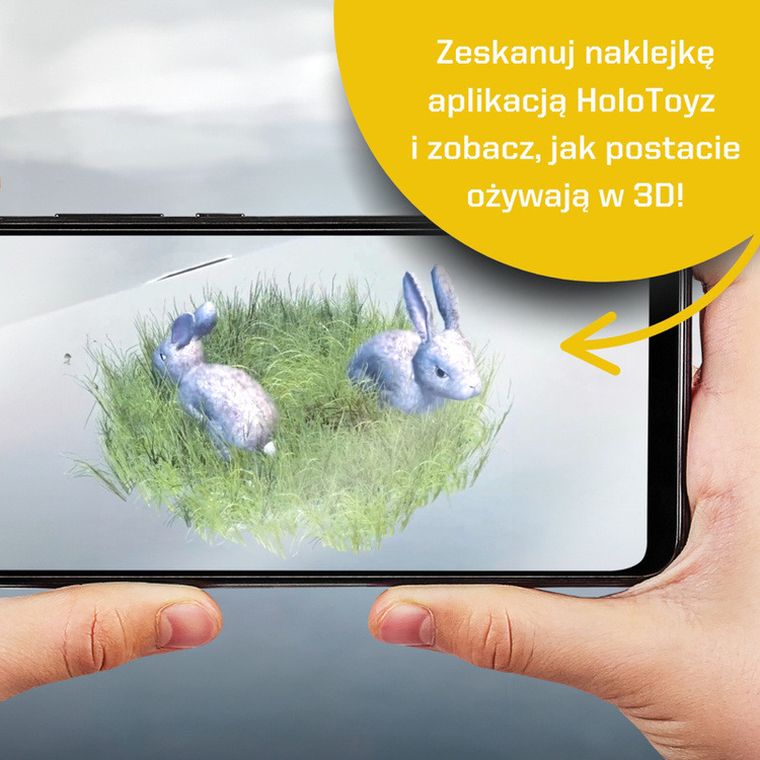HoloToyz, naklejki AR z dźwiękiem, Pet Party