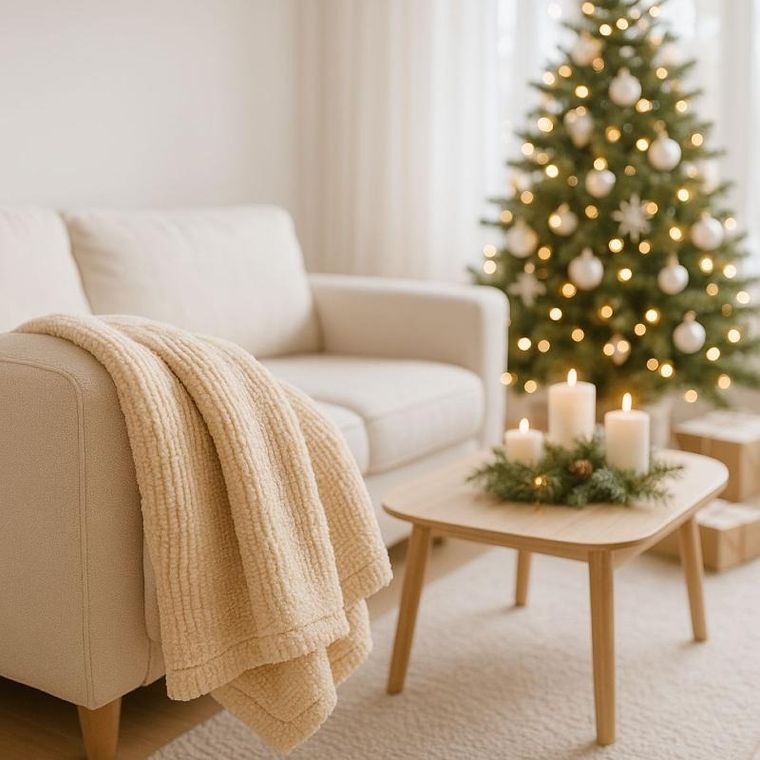 Home Styling Collection, koc flanelowy, 160-130 cm