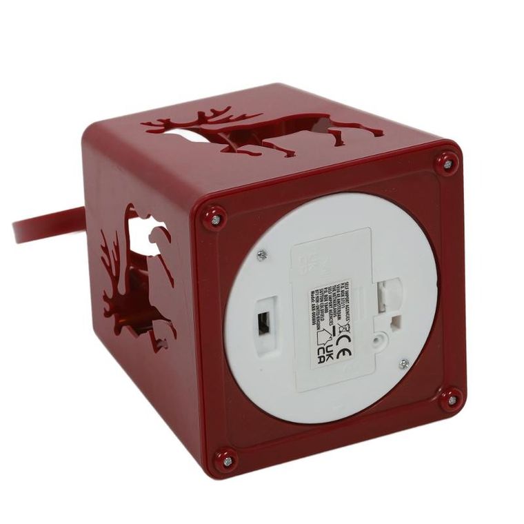 Home Styling Collection, świąteczny lampion ze świecą LED, 14 cm