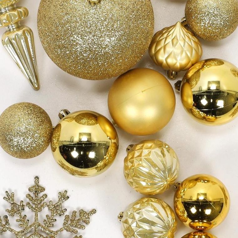 Home Styling Collection, zestaw ozdób świątecznych, 57 szt.