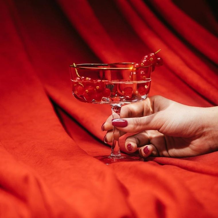 Homla, Amar, kieliszek gładki, na margaritę, w kształcie serca, 180 ml