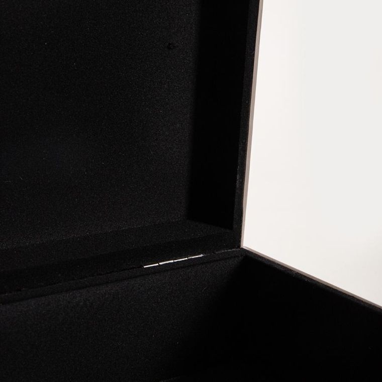 Homla, Amosa, szkatułka na biżuterię, w lustrzane trójkąty, 19-15-8 cm