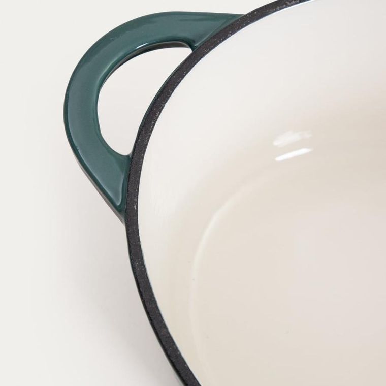 Homla, Andreas, garnek żeliwny, zielony owalny ombre, 4,5l